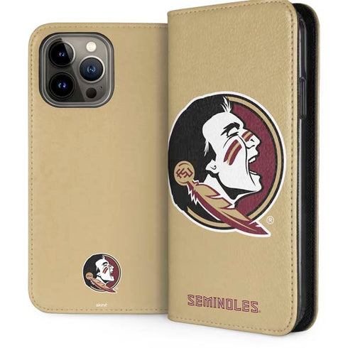 Florida State FSU Seminoles Logo iPhone 15 Pro Max Folio Case